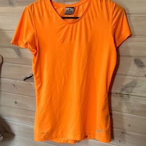 Nike Women's Bright Orange Short Sleeve Tee